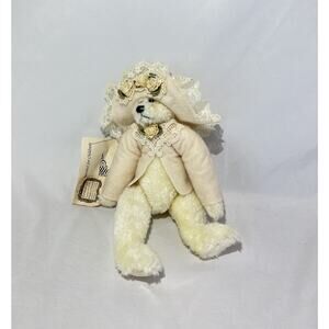 10” Vintage Victorian Plush Bear Tilden Manor Collectible